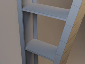 왜곡된 찬장 3D 모델