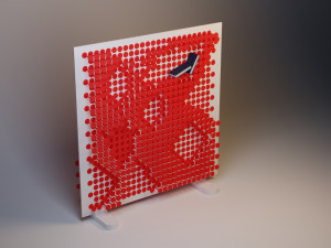 cupboard with pull-out elements 3D-Modell