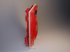 cupboard with pull-out elements 3D Model