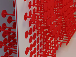 cupboard with pull-out elements 3D-Modell