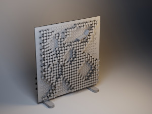 cupboard with pull-out elements 3D-Modell