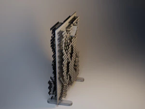 cupboard with pull-out elements 3D Model