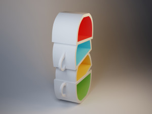 cupboard-cups 3D 模型