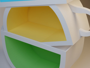 cupboard-cups 3D 模型