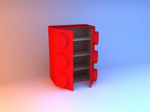 cupboard-lego 3D Модель