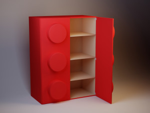 cupboard-lego 3D Модель