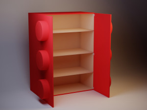 cupboard-lego 3D Модель
