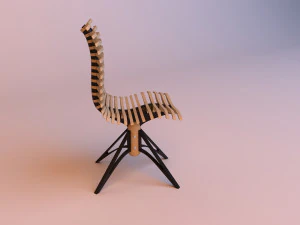 parametric ergonomic spine chair 3D Model