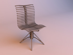 parametric ergonomic spine chair 3D Model