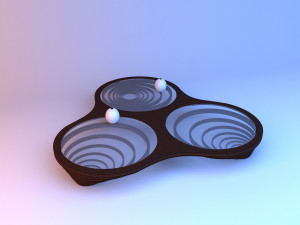 round wood parametric table 3D Model