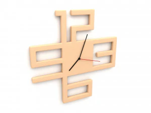 loft parametric clock 3D Model