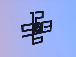 loft parametric clock 3D Model