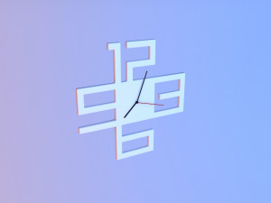 loft parametric clock Modèle 3D