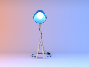 wood parametric giraffe lamp 3D Модель