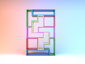 cupboard tetris kids Modèle 3D