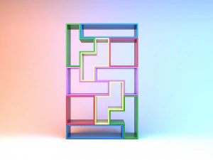 cupboard tetris kids 3D Model