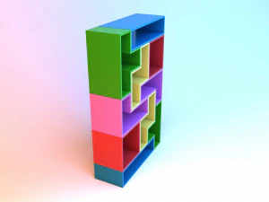 cupboard tetris kids 3D Model