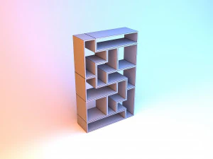 cupboard tetris kids 3D Model