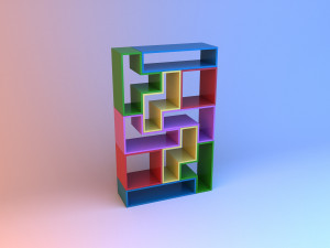 cupboard tetris kids Modèle 3D