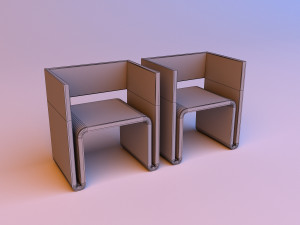 office loft chair Model 3D