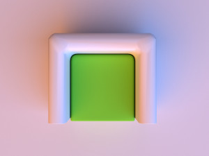 comfortable white chair 3Dモデル