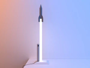 table lamp rocket 3D Model