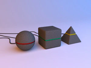 rock shape lamp 3D Model