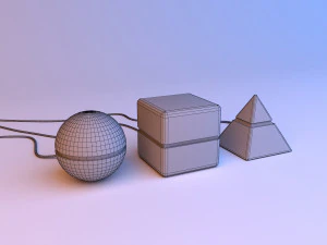 rock shape lamp 3D Model