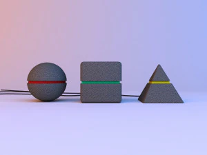 rock shape lamp 3D Model