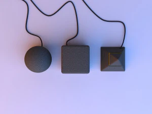rock shape lamp 3D Model