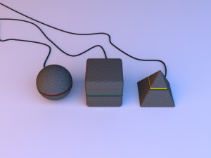 rock shape lamp 3D 模型