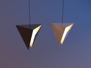 pyramid loft lamp 3D Model
