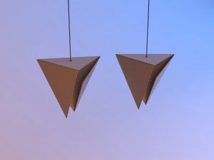 pyramid loft lamp 3D Model