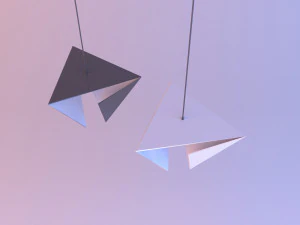 pyramid loft lamp 3D Model