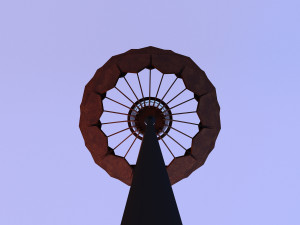 pinecone wood pendant lamp 3D Model