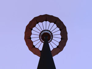 pinecone wood pendant lamp 3D Model