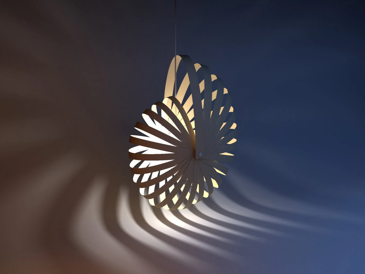 seashell wood lamp 3D Model .c4d .max .obj .3ds .fbx .stl .blend 