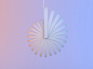 seashell wood lamp 3D Model