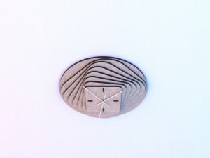 parametric wood clock 3Dモデル