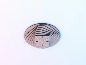 parametric wood clock 3D Model