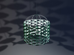 shoal of fishes lamp 3D 모델
