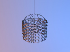 shoal of fishes lamp 3D 모델