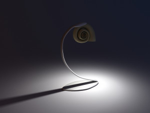 seashell unique lamp 3D मॉडल