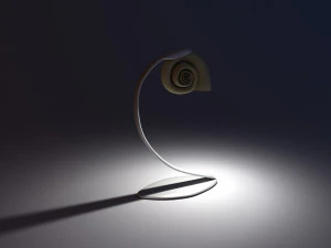 seashell unique lamp 3D Model