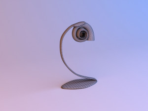 seashell unique lamp 3D मॉडल