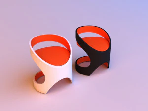 마츠 에디션 의자 3D 모델