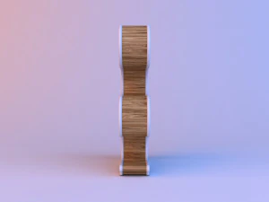 wood library cupboard 3D Model