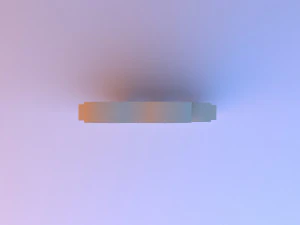 wavy shelves cupboard 3D Model