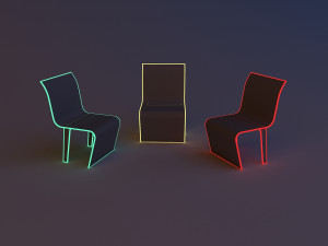 scifi futuristic loft chair 3D-Modell