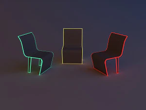 scifi futuristic loft chair 3D Model